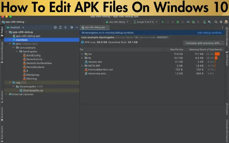 How To Edit APK Files On Windows 10