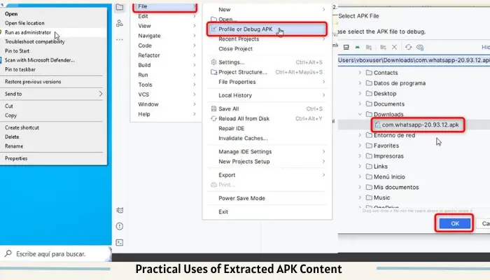 Practical Uses of Extracted APK Content